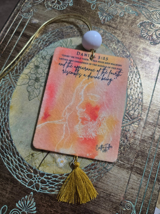 Another In The Fire Artwork Hanging Car Charm/Air Freshener. Honey Bee Mine