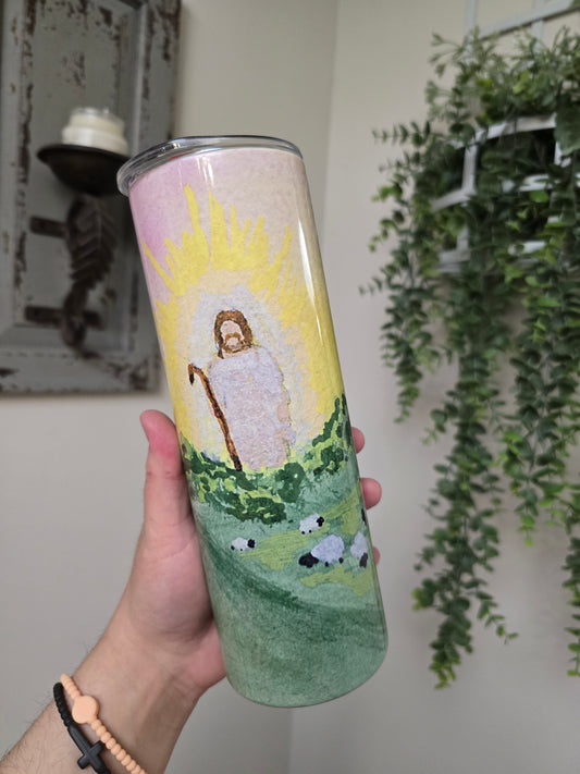 The Lord is My Shepherd. Artwork Tumbler.