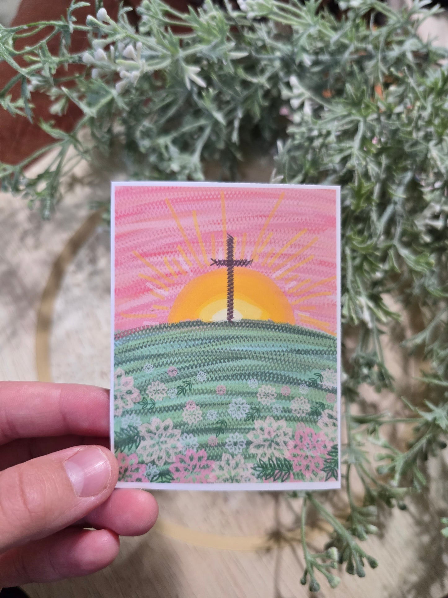 Stitched Together. Artwork Vinyl Waterproof Sticker.