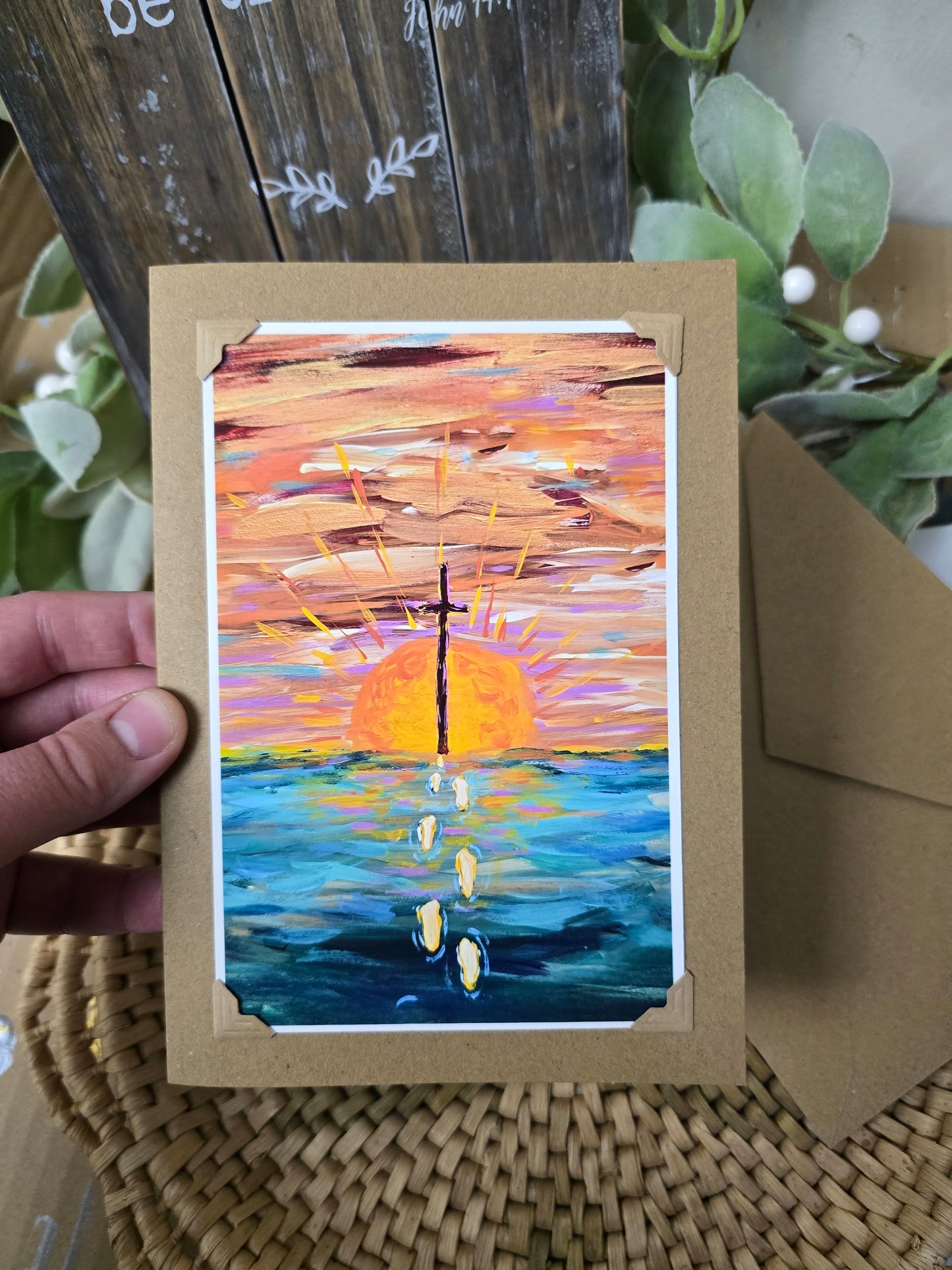 Selfless. Handmade Artwork Greeting Card