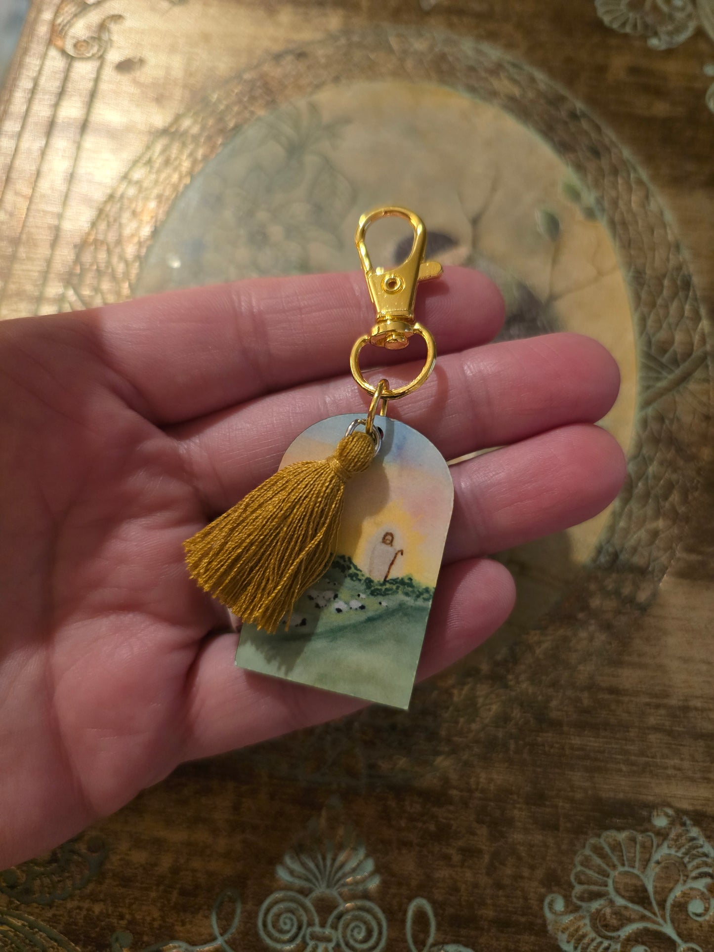 The Lord is My Shepherd Artwork Keychain.
