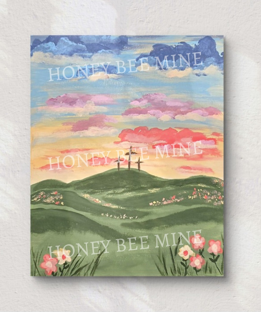 For By Him All Things Were Created. Satin Art Print.