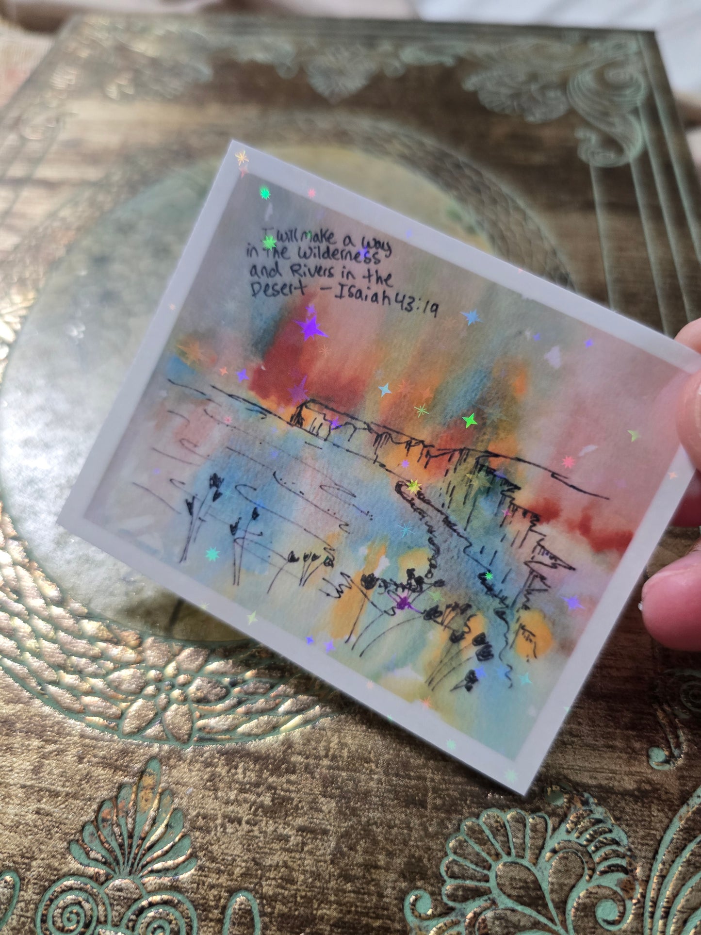 I Will Make a Way. Artwork Vinyl Waterproof Sticker.