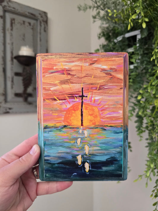 Selfless. Wooden Texturized Print. (Read Description)