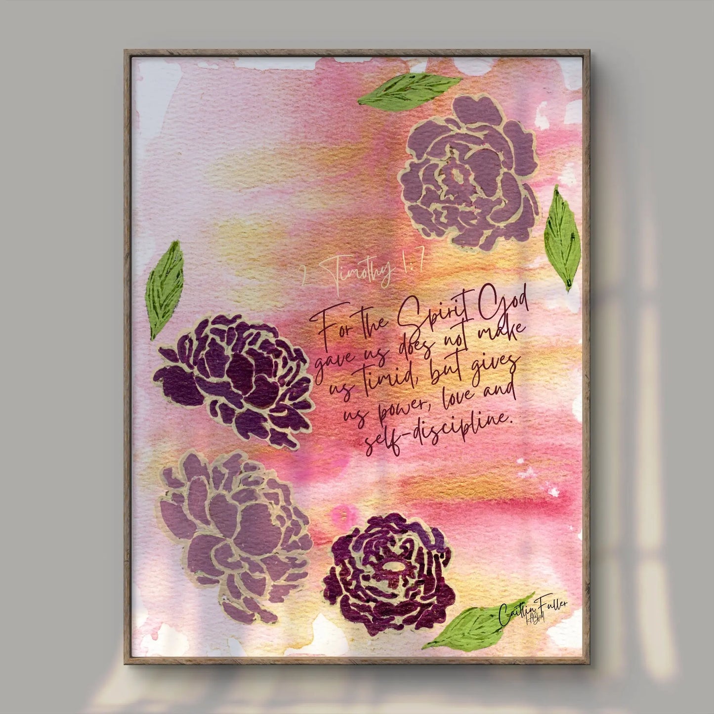 His Gives The Spirit Of Power, Love, and Self-discipline Honey Bee Mine