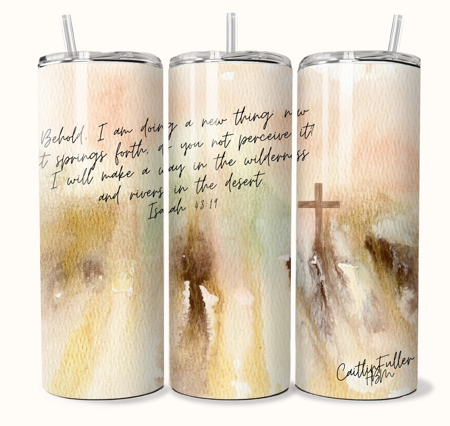 I Will Make a Way. Artwork Tumbler. Honey Bee Mine