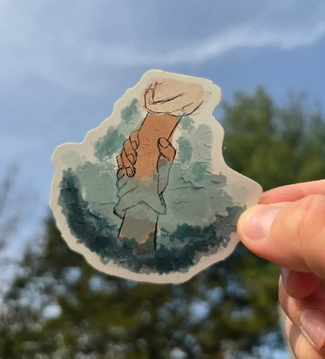 He's Got You. Artwork Vinyl Waterproof Sticker. Honey Bee Mine