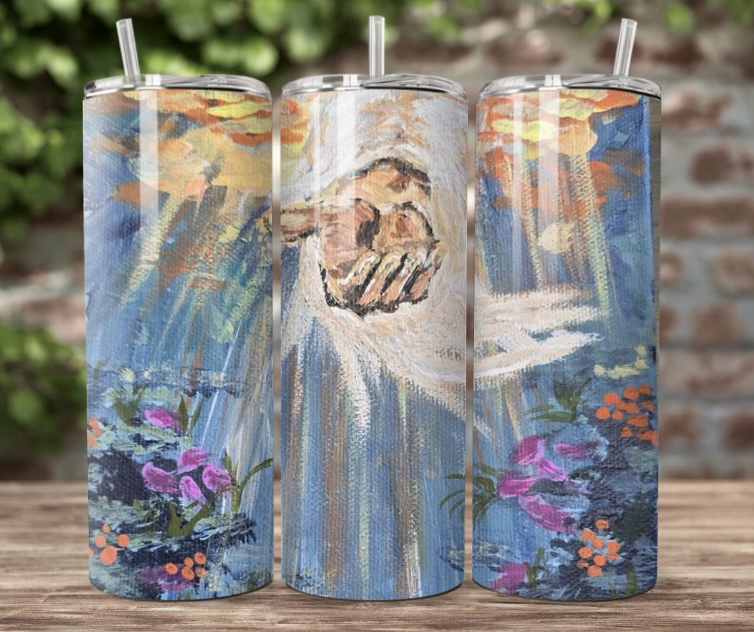 20oz Beauty At Rock Bottom. Artwork Tumbler.