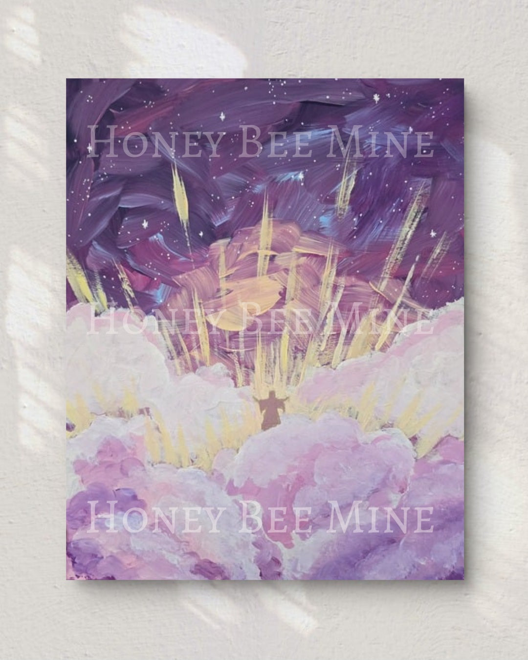 He Is Coming Back. Satin Art Print.