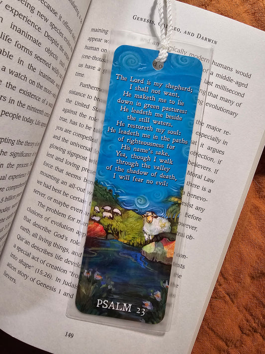 Psalm23 Bookmark With Tassle.