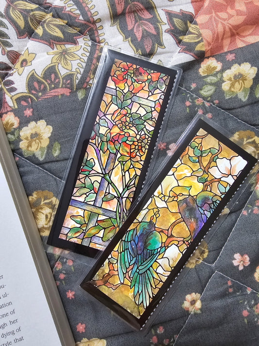 2 Piece Stained Glass Bookmark Style Pack #3