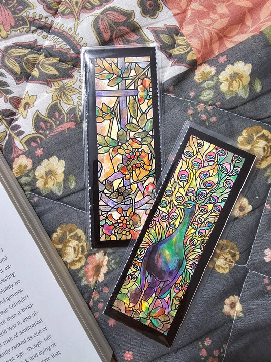 2 Piece Stained Glass Bookmark Style Pack #2