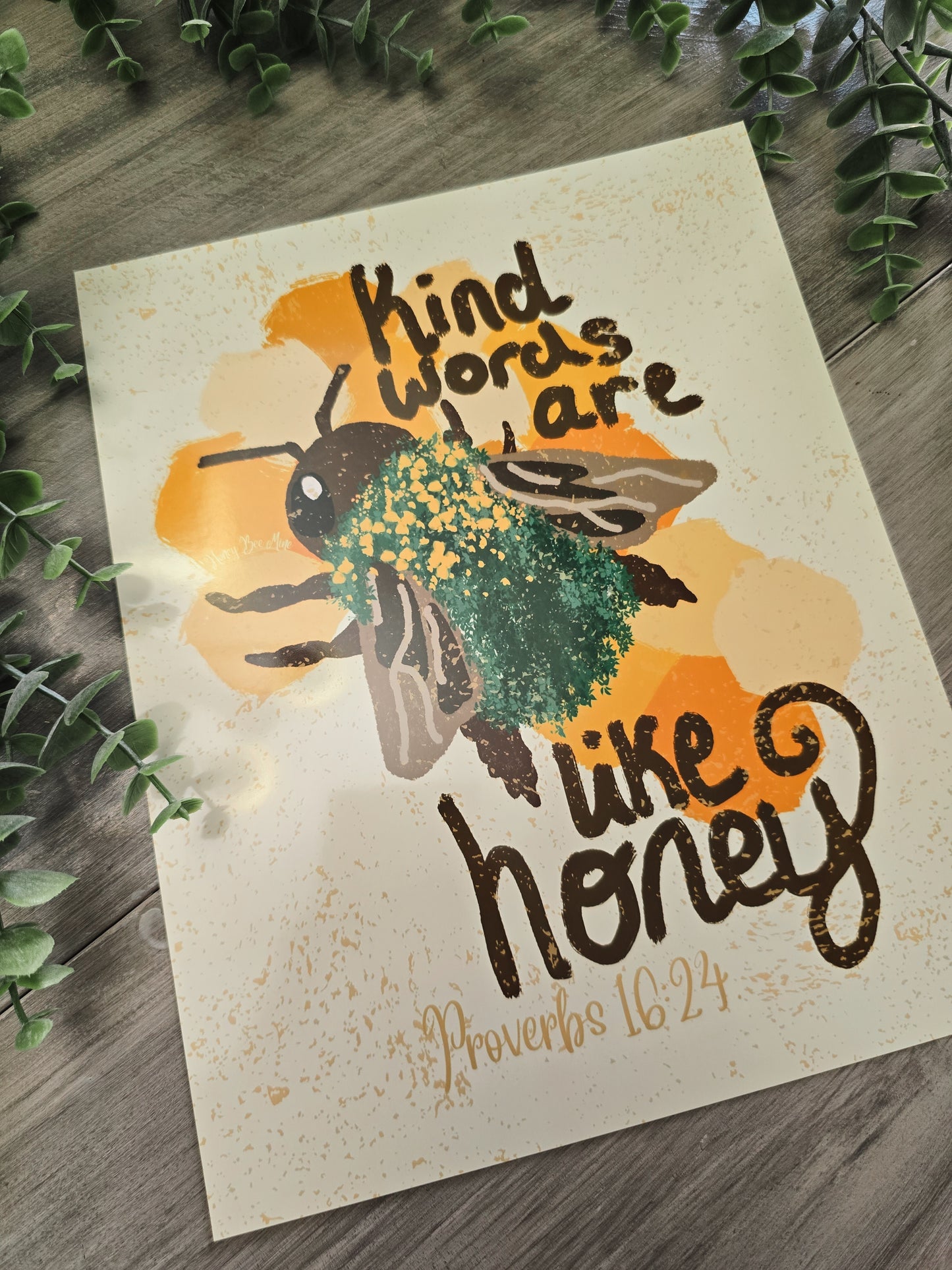 Kind Words Are Like Honey.