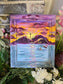 11x13in Don’t be afraid. Matthew 14:22-33. Original Artwork Panel Canvas Inside Painted Wooden Frame.