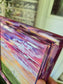 9.5x11.5in From Sunrise To Sunset His Name is To Be Praised. Print Inside Original Painted Frame.