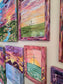 9.5x11.5in From Sunrise To Sunset His Name is To Be Praised. Print Inside Original Painted Frame.