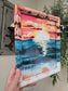 9x11in He Calms The Sea. Print Inside Original Painted Frame.