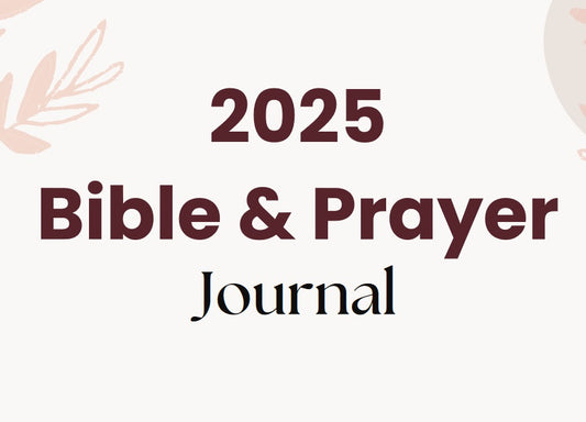 2025 Bible and Prayer Journal.