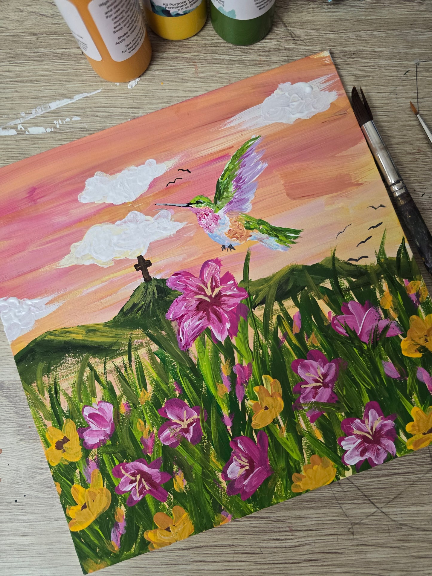 I Am With You Always. Original Painting.