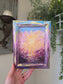 Today, You Will Be With Me In Paradise. Print Inside Hand Painted Frame.