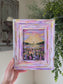The Old Has Gone, The New Is Here. Print Inside Handmade Frame.