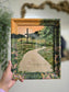 Walk By Faith Not By Sight. Print Inside Painted Frame.