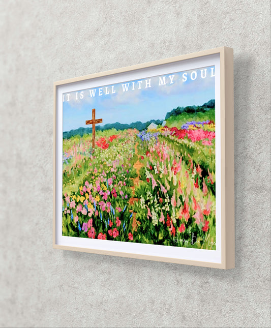 8x10 It is Well With My Soul HBM Print. Print Only.