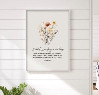 Set of Three Christian Wall Art Prints