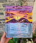 11x13in Don’t be afraid. Matthew 14:22-33. Original Artwork Panel Canvas Inside Painted Wooden Frame.