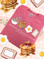 Cute Breakfast His Mercies are New Every Morning. Strawberry Crewneck Sweatshirt.