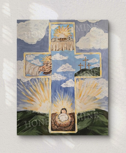 The Life Of Jesus. Satin Art Print.