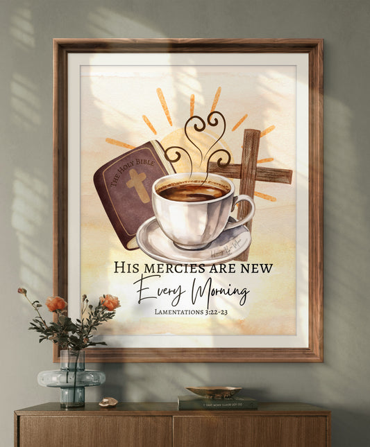 His Mercies are New Every Morning. Print Only.