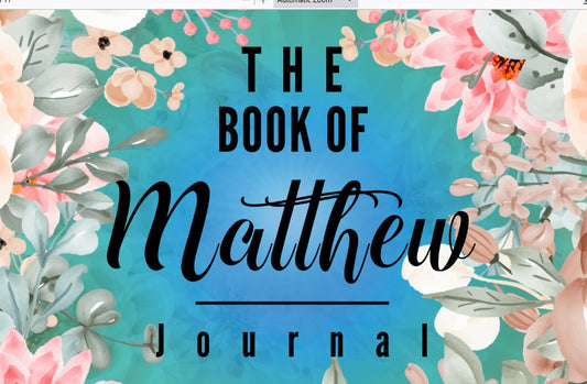 The Book of Matthew Journal