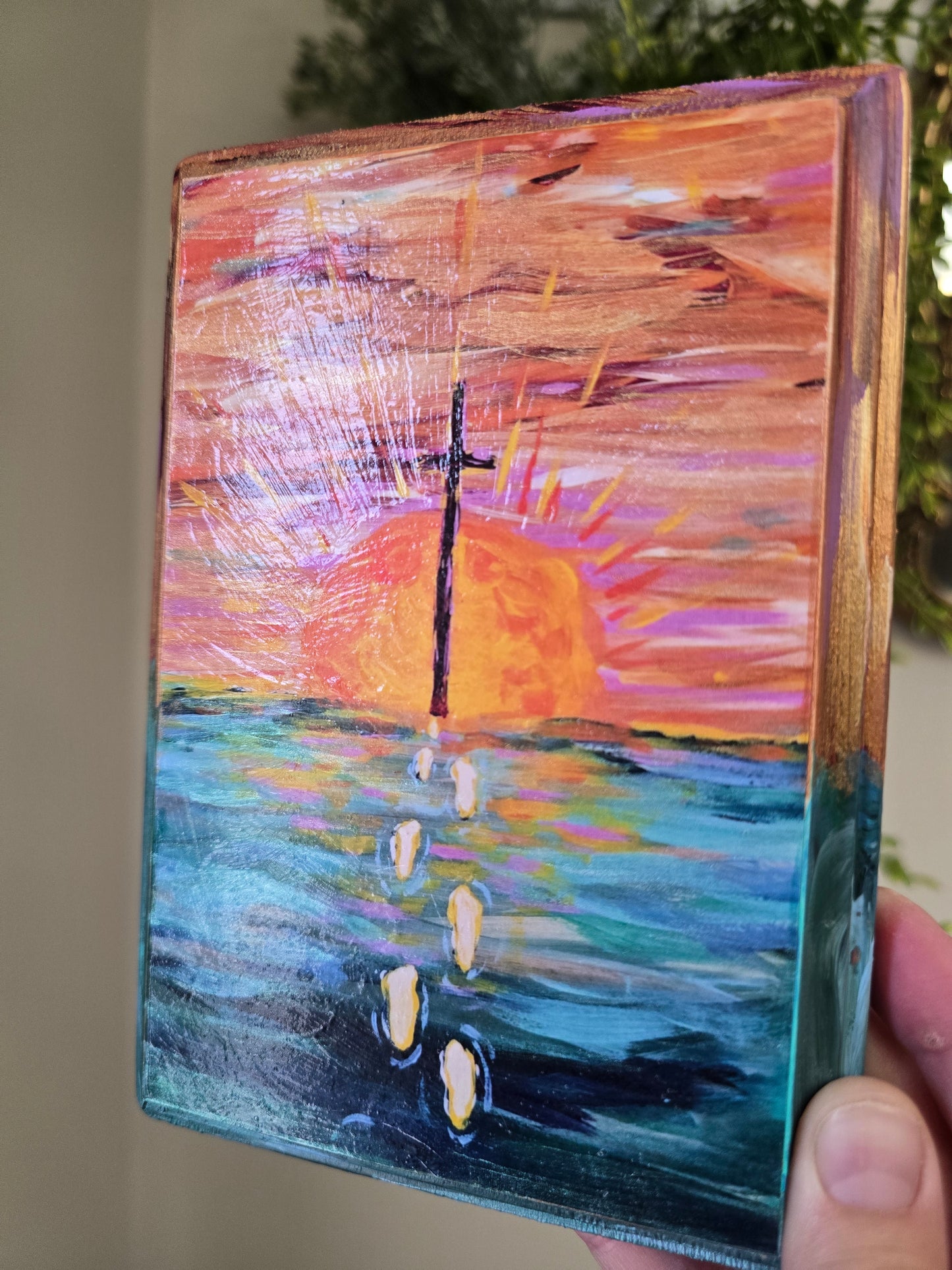 Selfless. Wooden Texturized Print. (Read Description)