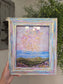 He Will Wipe Every Tear. Print Inside Hand Painted Frame.