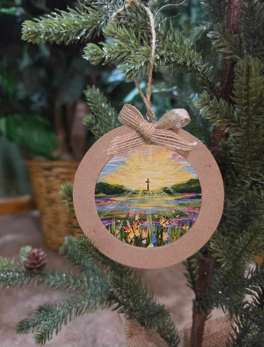 The Old Has Gone, The New Is Here. Artwork Ornament.