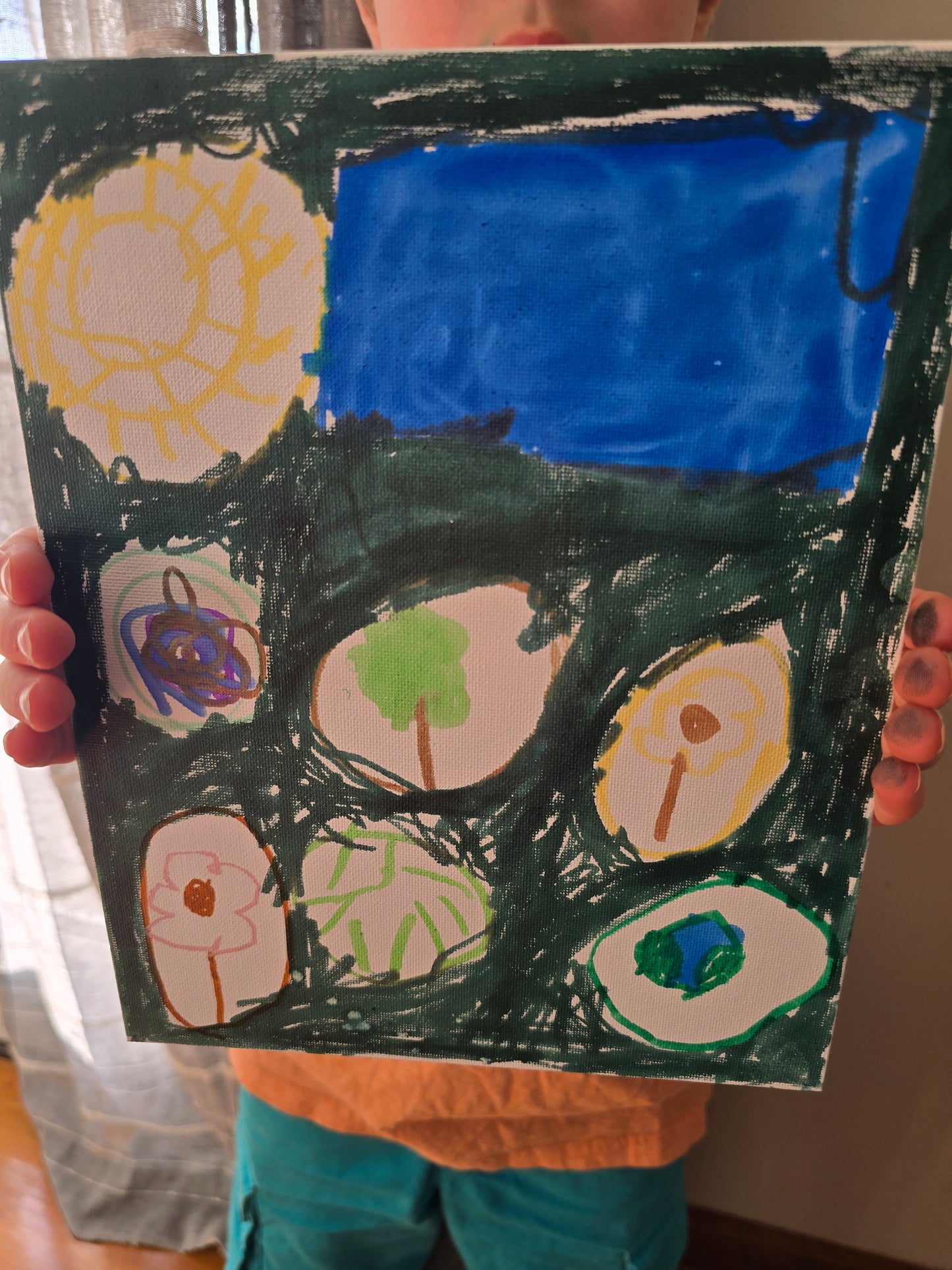 Brantleys Creations. Everything God Created Is Good 1 Timothy 4:4. Original Artwork Panel Canvas.