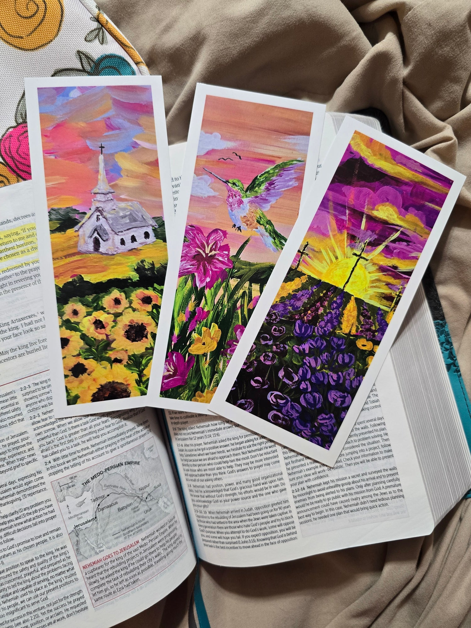 Bible Verse Artwork Bookmarks