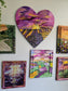 11x13in. Arise and Shine. Isaiah 60:1. Original Artwork Panel Canvas Inside Painted Wooden Frame.