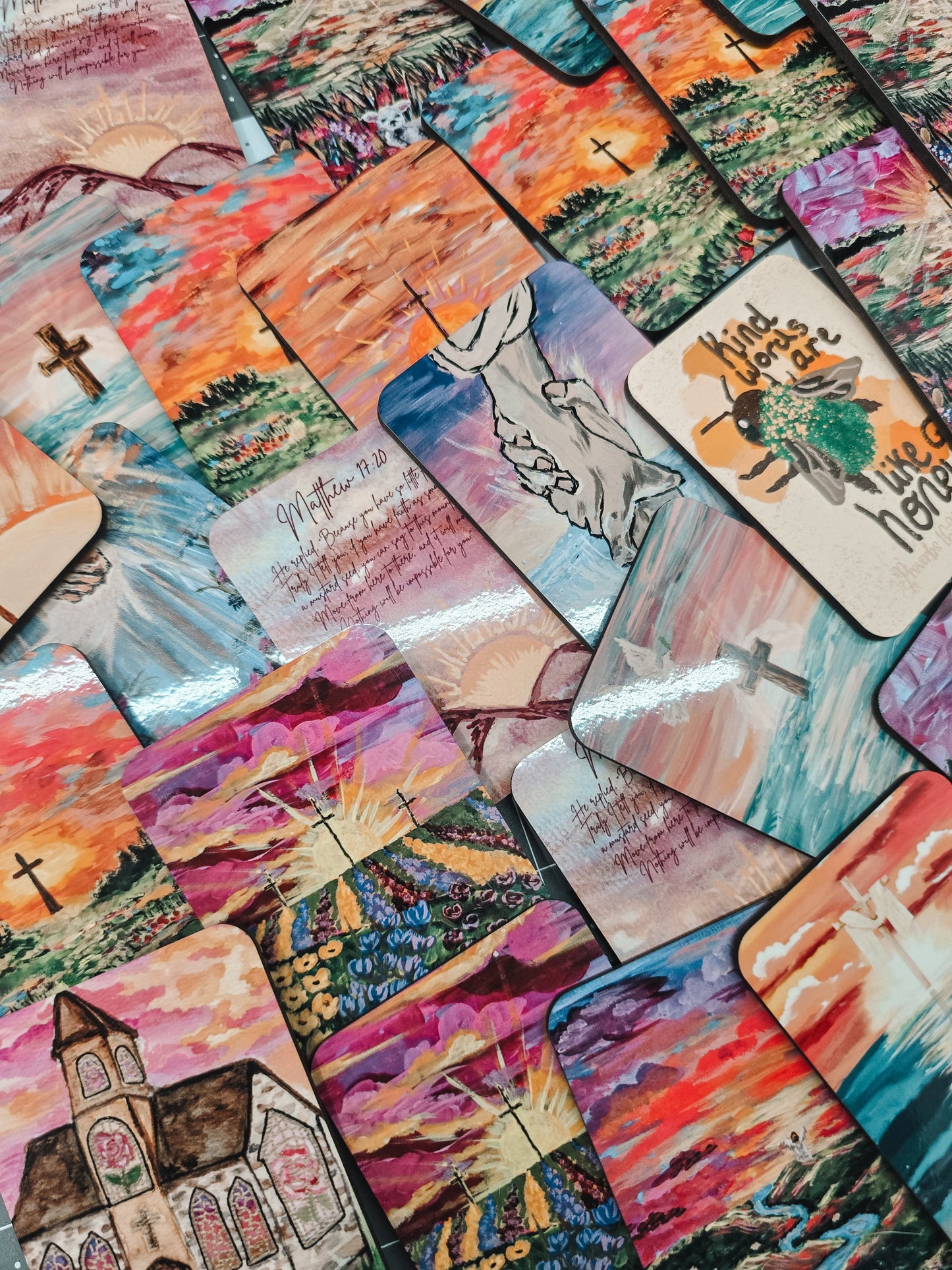 10 Pack Mini Artwork Magnet Bundle. (Please read description)