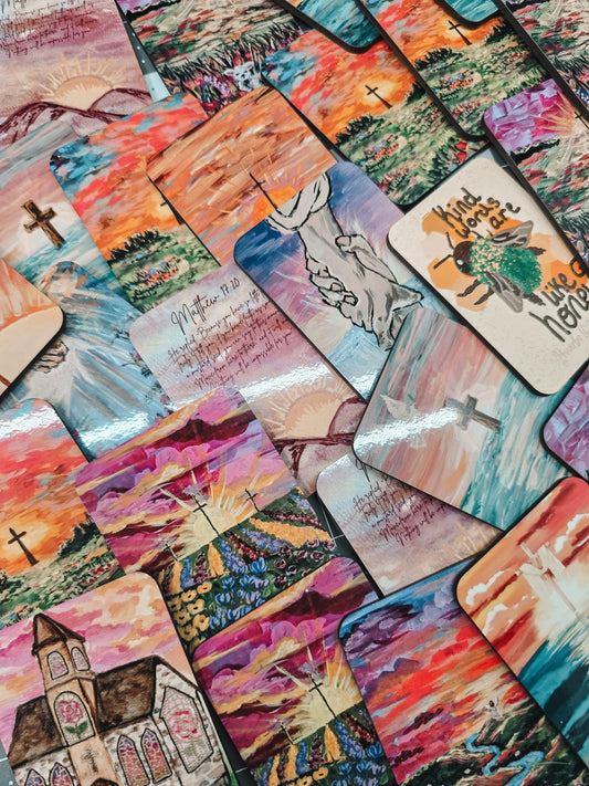 10 Pack Mini Artwork Magnet Bundle. (Please read description)