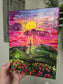 The Light Will Prevail. Wrapped Canvas Textured  Art Print.