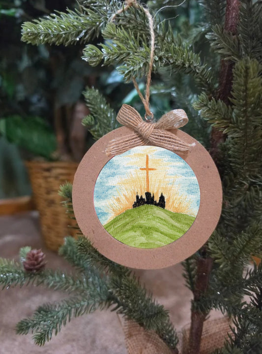 You are The Light Of The World. Artwork Ornament.