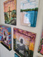 6x8in. Keep Your Eyes On Jesus. Print Inside Original Painted Frame.