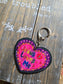 Jesus Loves Me Heart Keychain. Hand Drawn By Brantley.