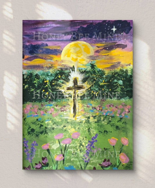 The Light Shines In The Darkness, and The Darkness Has Not Overcome it. Art Print.
