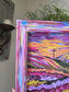 Come Near To God. He Will Come Near To You. Print Inside Hand Painted Frame.