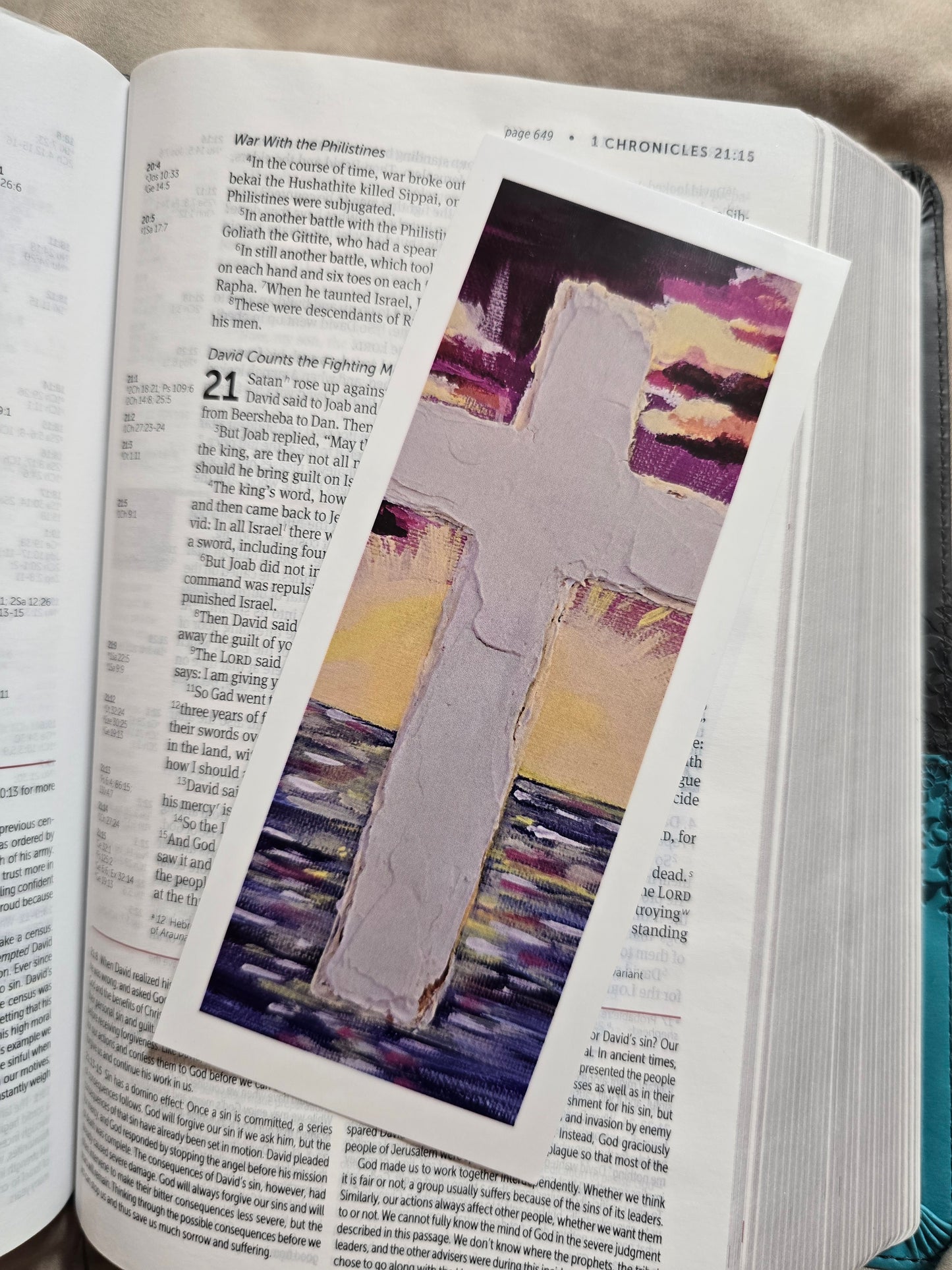 Washed With Pure Water Bookmark.