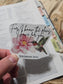 For I Know The Plans I Have For You. Artwork Vinyl Waterproof Sticker.