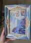 Beauty At Rock Bottom. Print Inside Handmade Painted Frame.